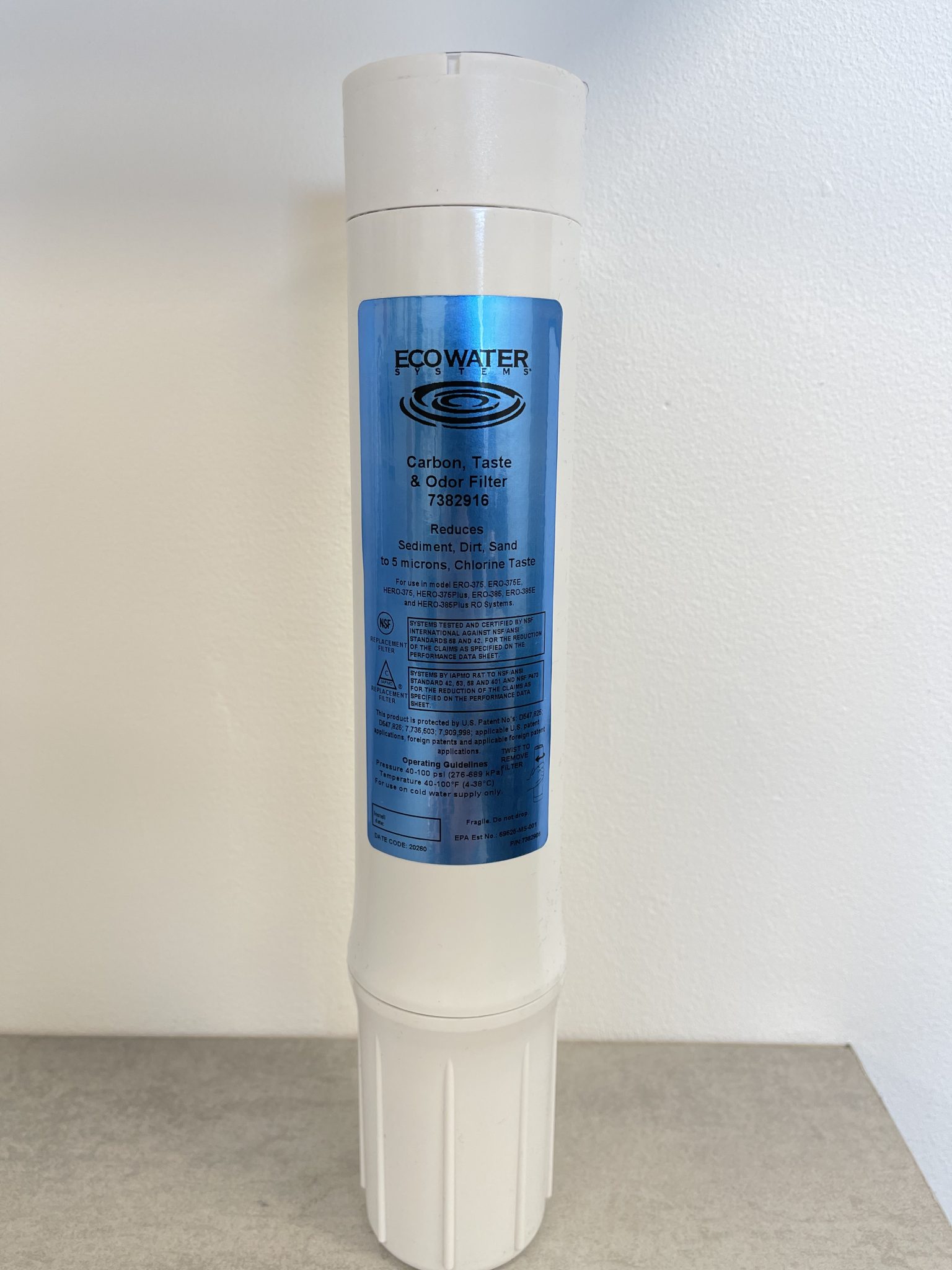EcoWater ERO 385 Pre Carbon Filter £41.28